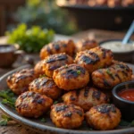 A plate of homemade Chick-fil-A Grilled Nuggets,
